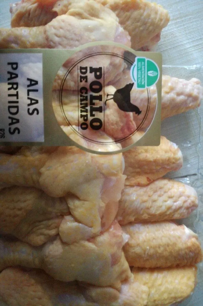 ALAS PARTIDAS DE POLLO DE CAMPO