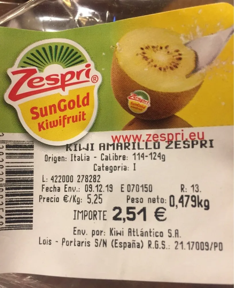 Kiwi amarillo