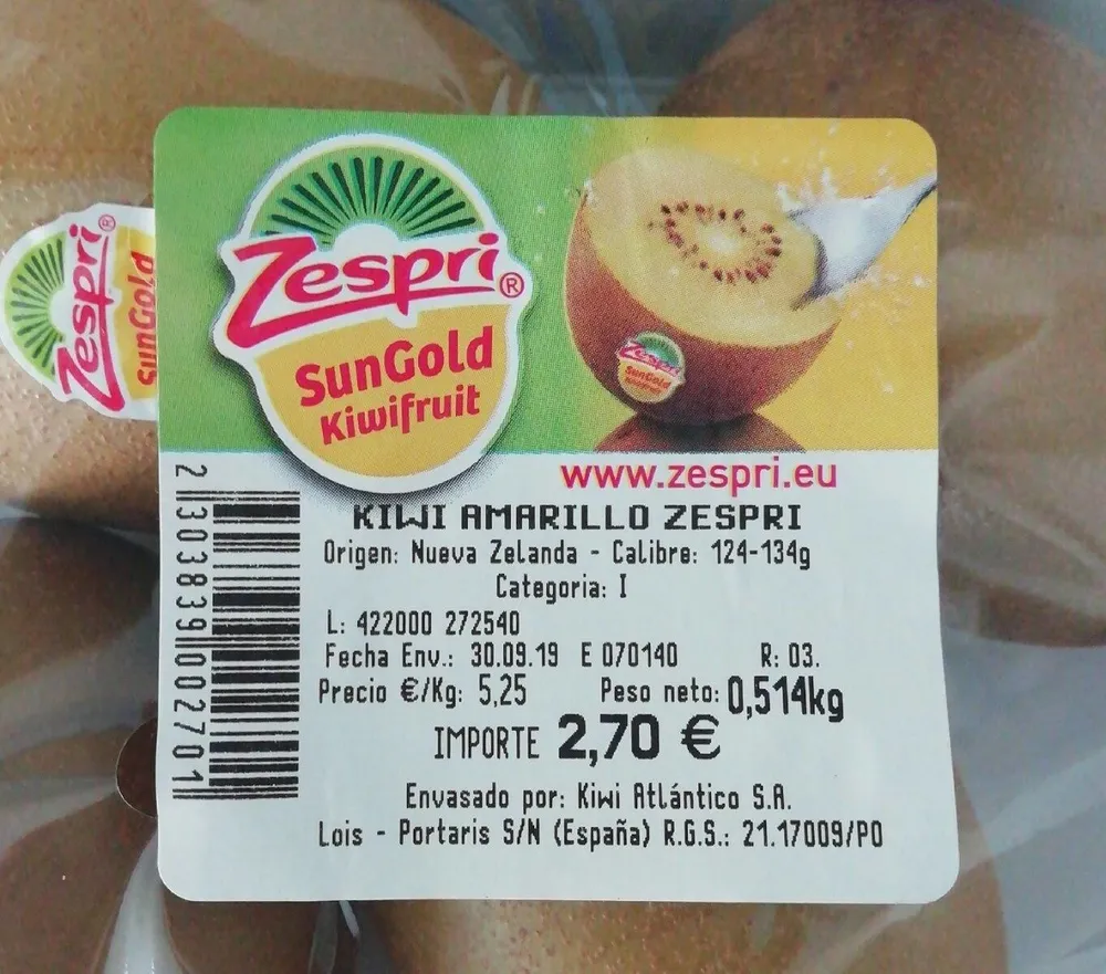 Kiwi amarillo
