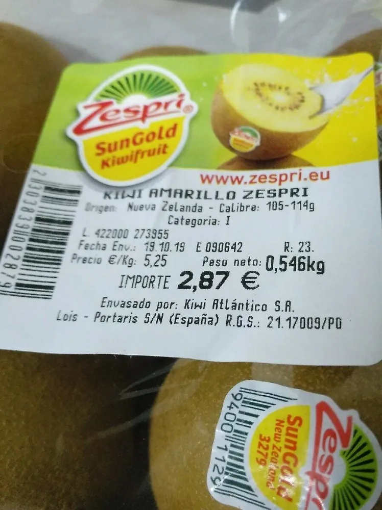 Kiwi amarillo