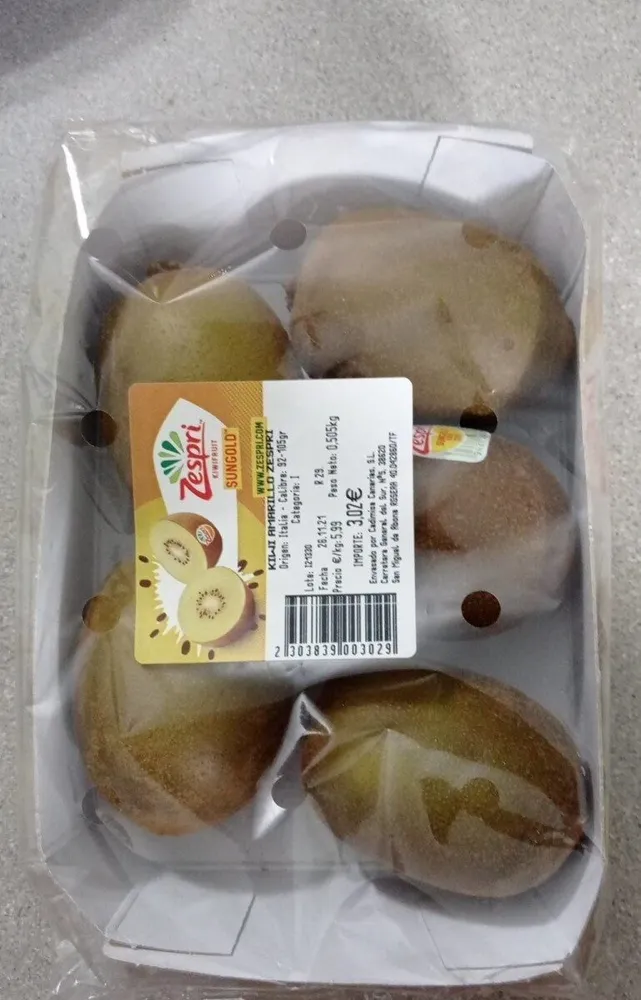 Kiwi amarillo zespri