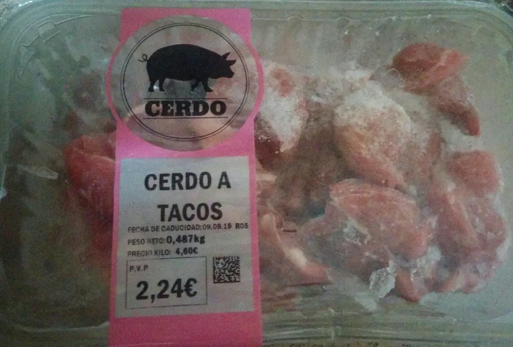 Cerdo a tacos
