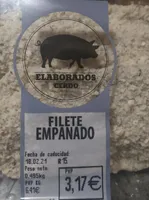Filete empanado cerdo