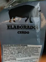 Filete cerdo marinado empanado
