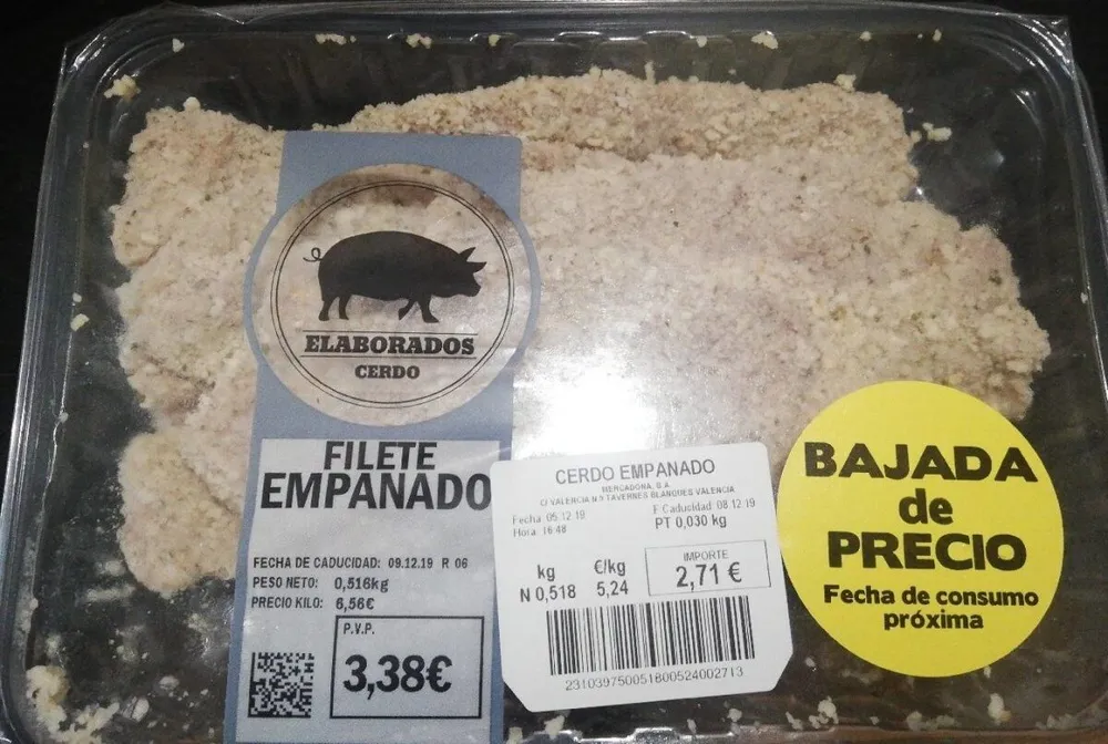 Filete empanado