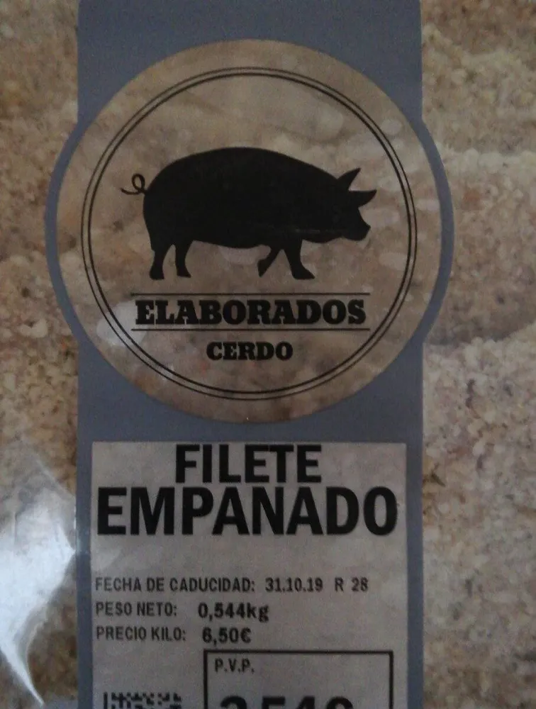 Filete empanado
