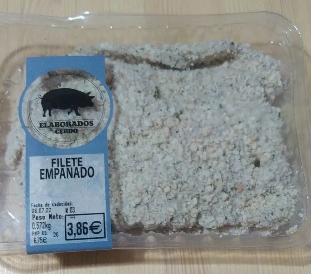 Filete empanado