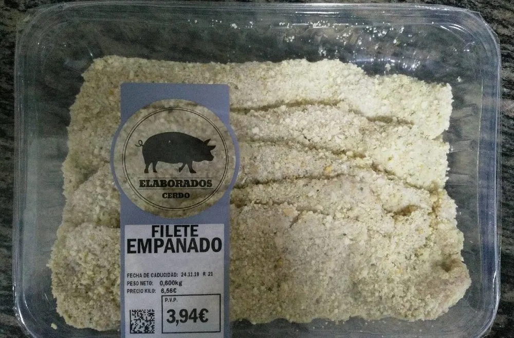 Filete empanado