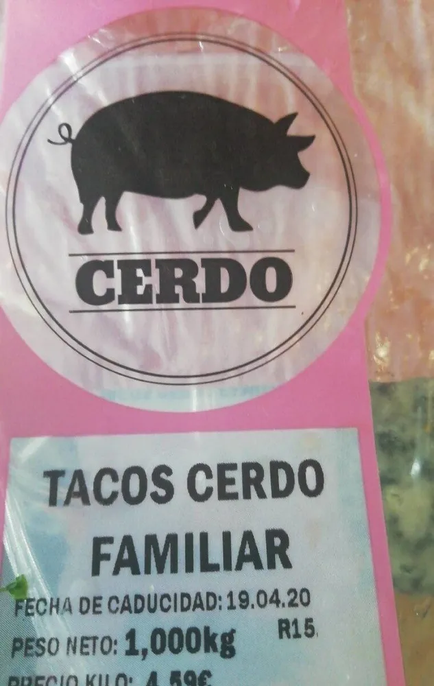 Tacos cerdo