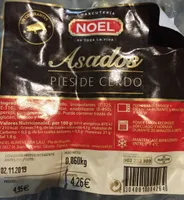Asados pies de cerdo