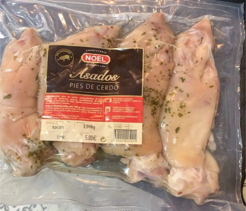 Pies de Cerdo Asados