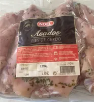 Pies de cerdo asados