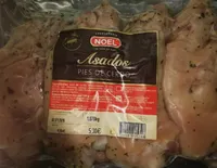 Pies de cerdo asados