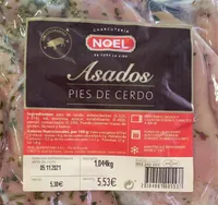 Pies de cerdo asados