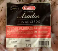 Pies de cerdo asados
