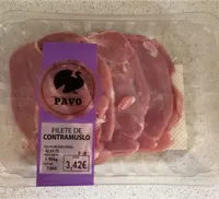 Filete de contramuslo de pavo