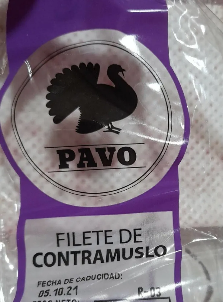 Filete de contramuslo pavo