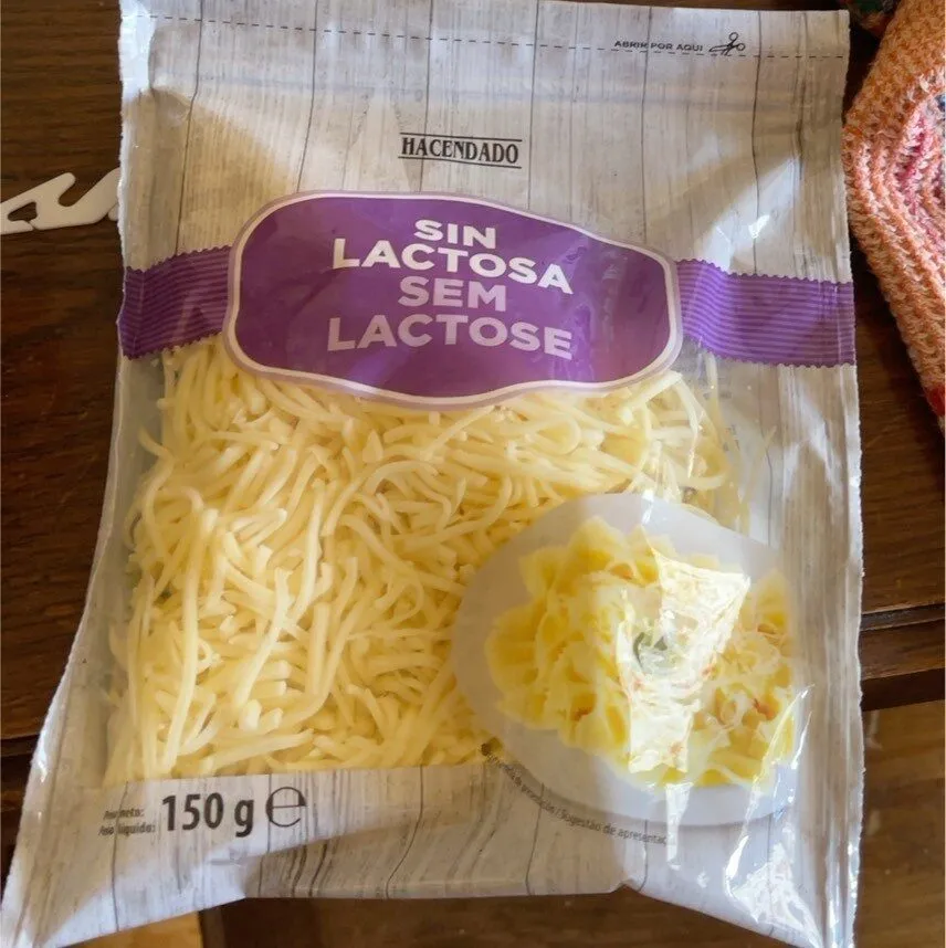 Queso sin lactosa