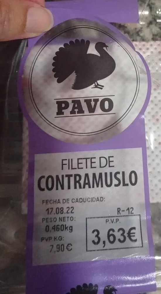 Contramuslos de pavo