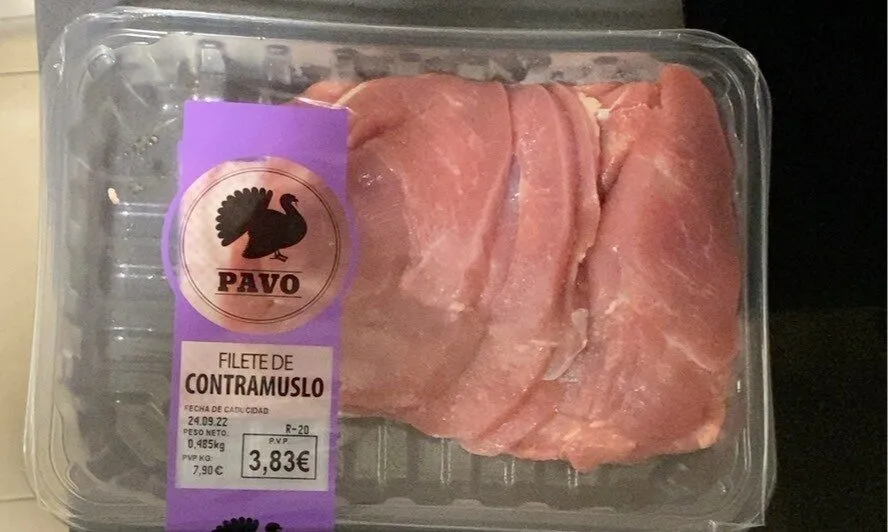 Filete de contramuslo pavo