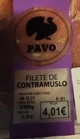 Filete de contramuslo pavo