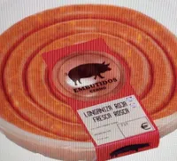 Longaniza roja fresca rosca