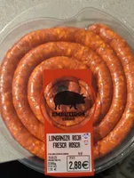 Longaniza roja fresca rosca