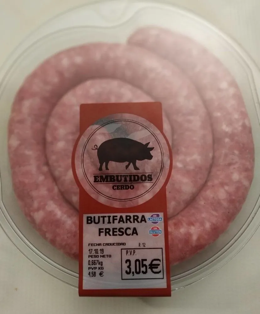 Butifarra fresca de cerdo
