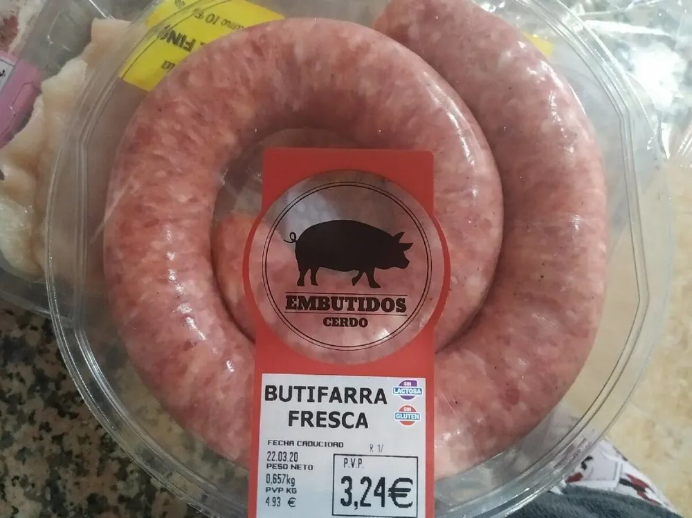 Butifarra de cerdo fresca