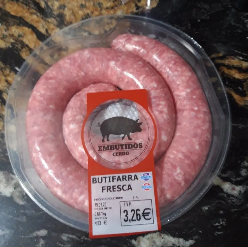 Butifarra fresca de cerdo