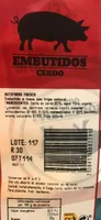 Longaniza de cerdo