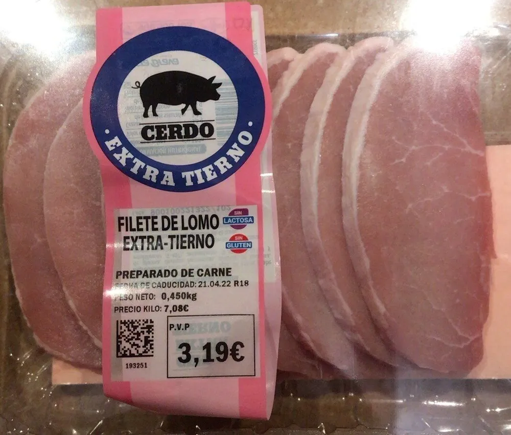cerdo extra tierno