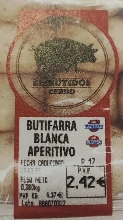 Butifarra blanca