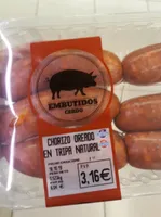Chorizo de cerdo oreado en tripa natural