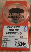 Chorizo dulce aperitivo