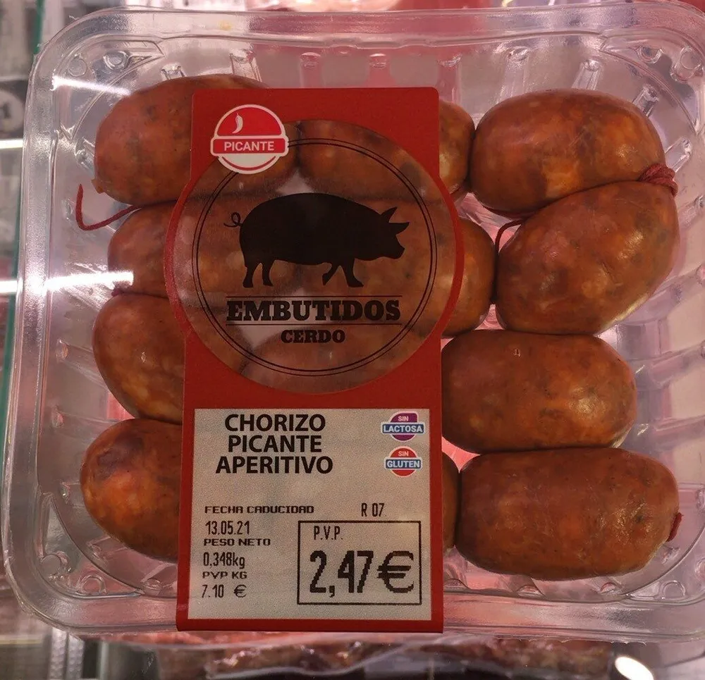 Chorizo picante aperitivo