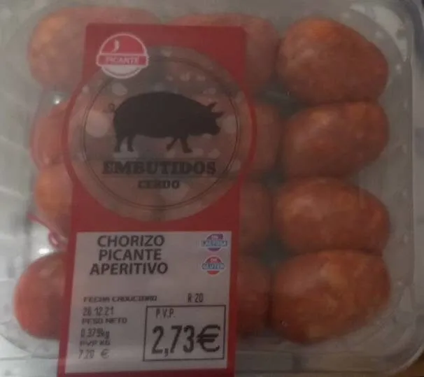 Chorizo picante aperitivo