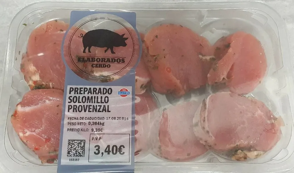 Preparado solomillo provenzal