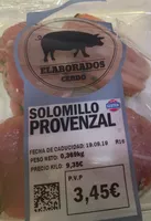 Solomillo provenzal de cerdo