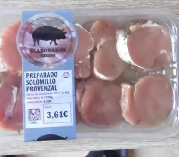 Preparado solomillo provenzal