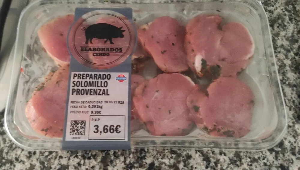 Preparado solomillo provenzal