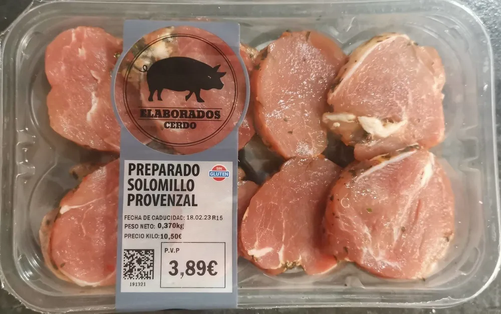 Preparado solomillo provenzal