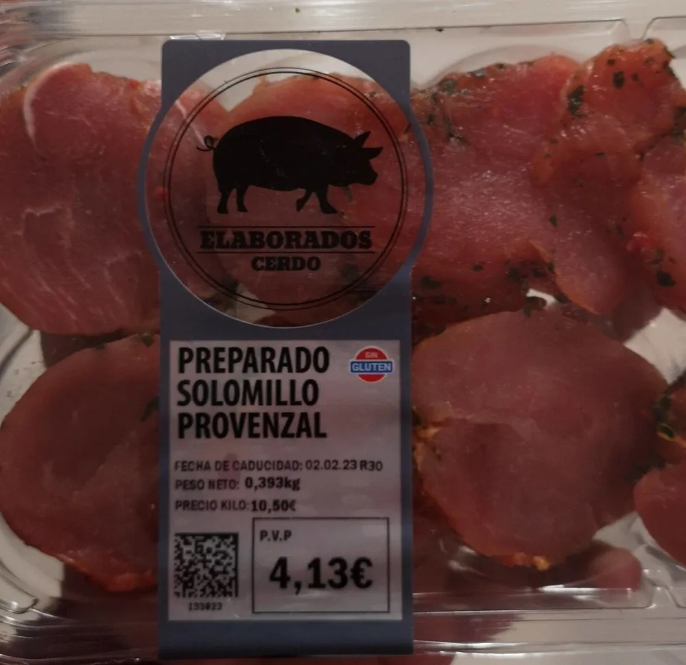 Preparado solomillo provenzal
