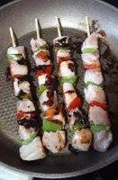 Brochetas de pavo