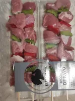 Brocheta de pavo
