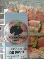 Brocheta de pavo