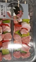 Brochetas de pavo