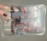 Brochetas de pavo