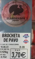 Brochestas de pavo