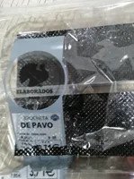 Brocheta de pavo